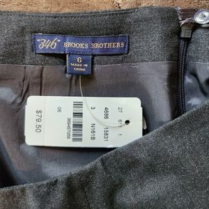 Brooks brothers, gray pencil skirt, Size 6